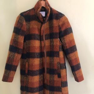 Old Navy Women’s Wool-blend Plaid coat - XS